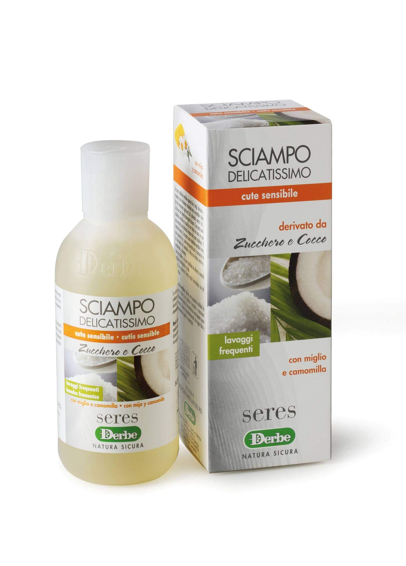 SHAMPO ZUCCHERO COCCO SENSIBILE 200 ML