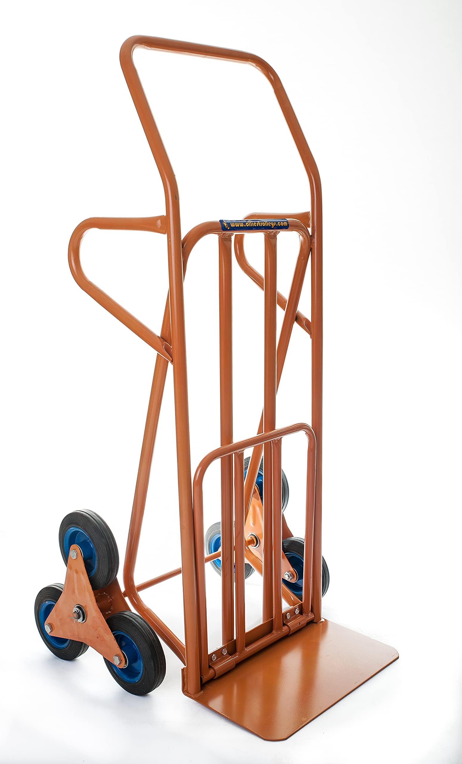 Stair Climbing Sack Trolley Truck Barrow Cart Ex Toe OT1003 Now fitted with Steel wheel hubs and Rubber Tires by Ollies Trolleys