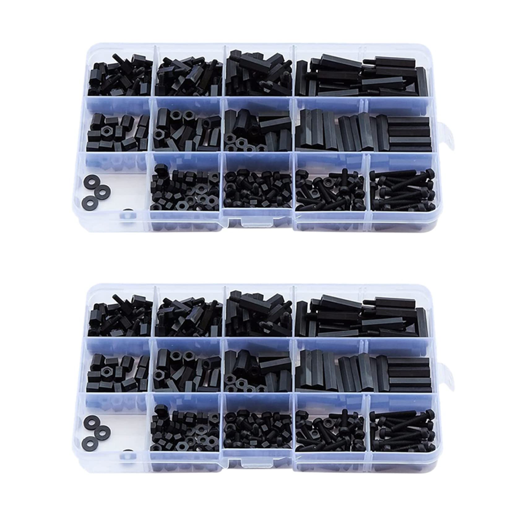 Entretoises hexagonales nylon anti court-circuit pour fixer une carte mère lot de 640
