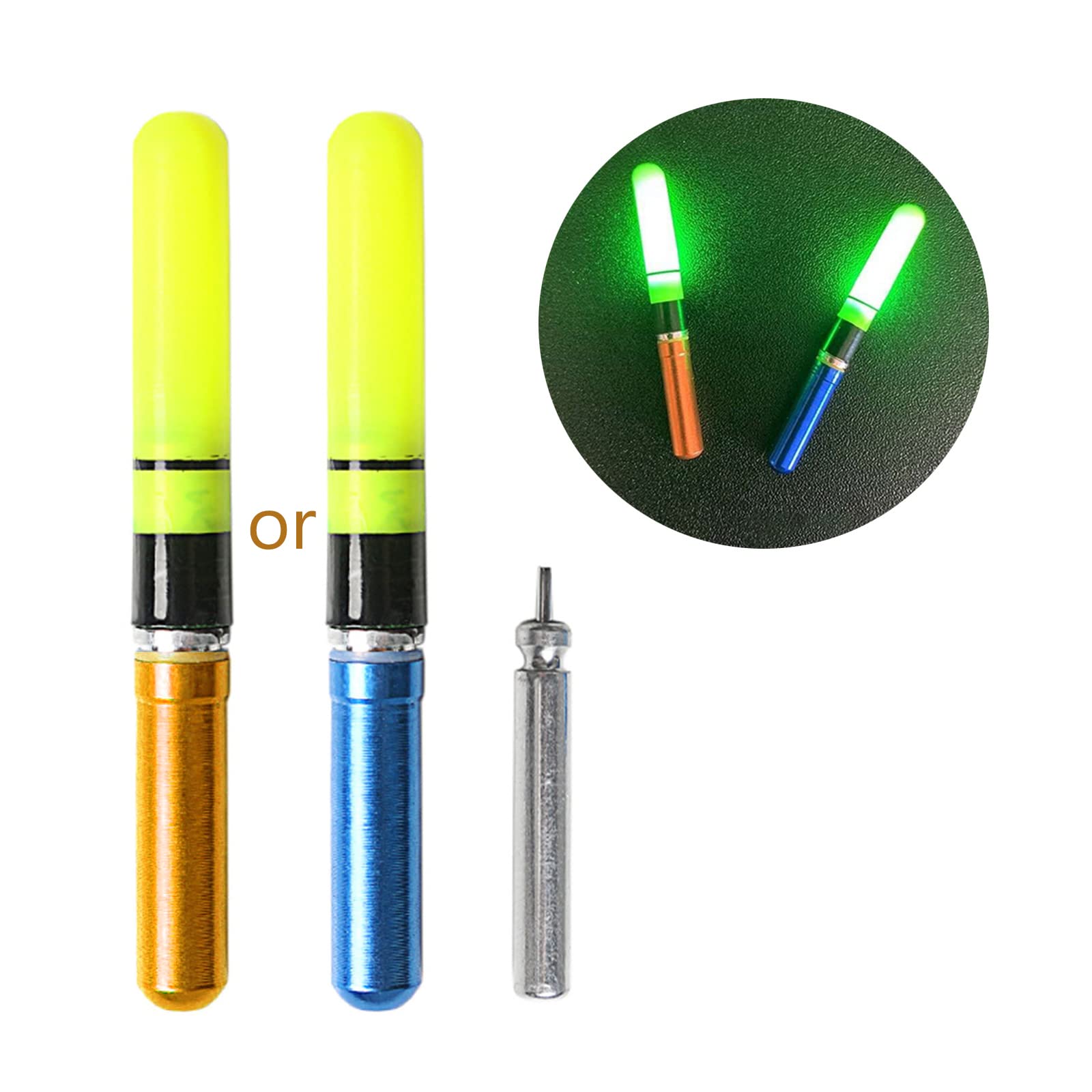 Galleggiante di plastica luminoso riutilizzabile Accessori da pesca professionali Galleggiante da pesca notturno Bobber riempibile con acqua – acquista a prezzi convenienti sul marketplace