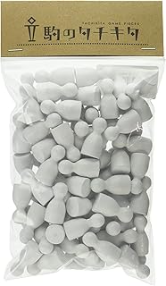 白 木製ポーン(約75個)