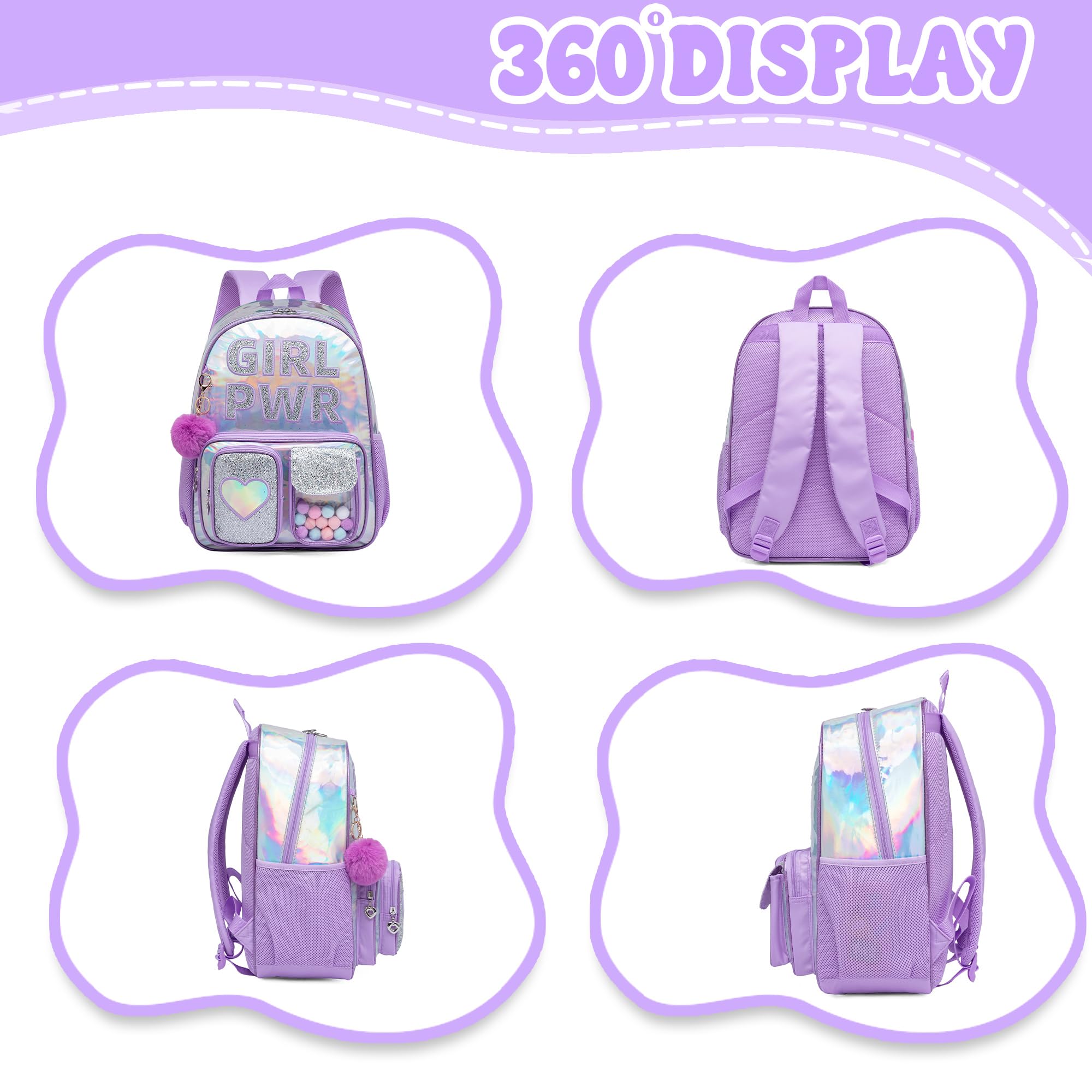 HTgroce Mochila Niña Escolar 6 Años Mochila Infantil Escuela Viaje