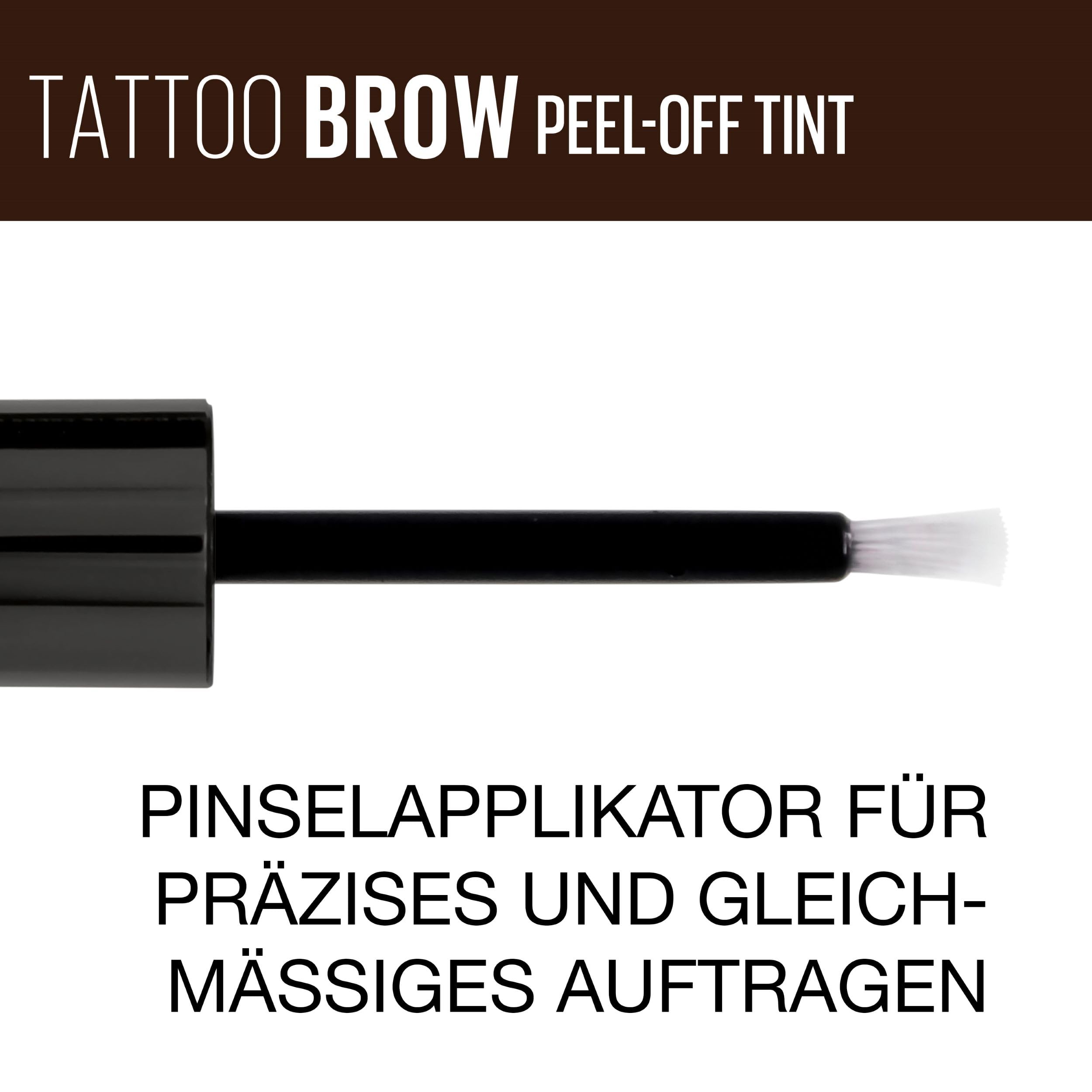 Maybelline New York Tattoo Brow Geçici Kaş Dövmesi, Açık Ton, 4.9 ml (2 paketi)