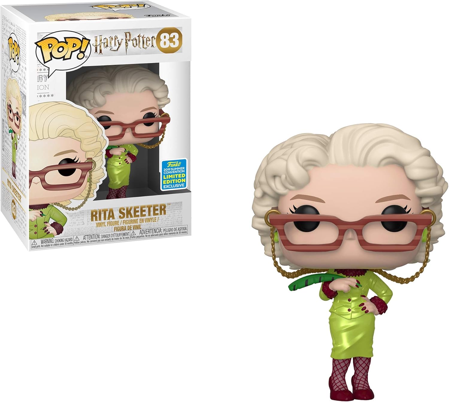 Funko POP! Harry Potter Rita Skeeter SDCC 2019 Limited Edition Exclusive