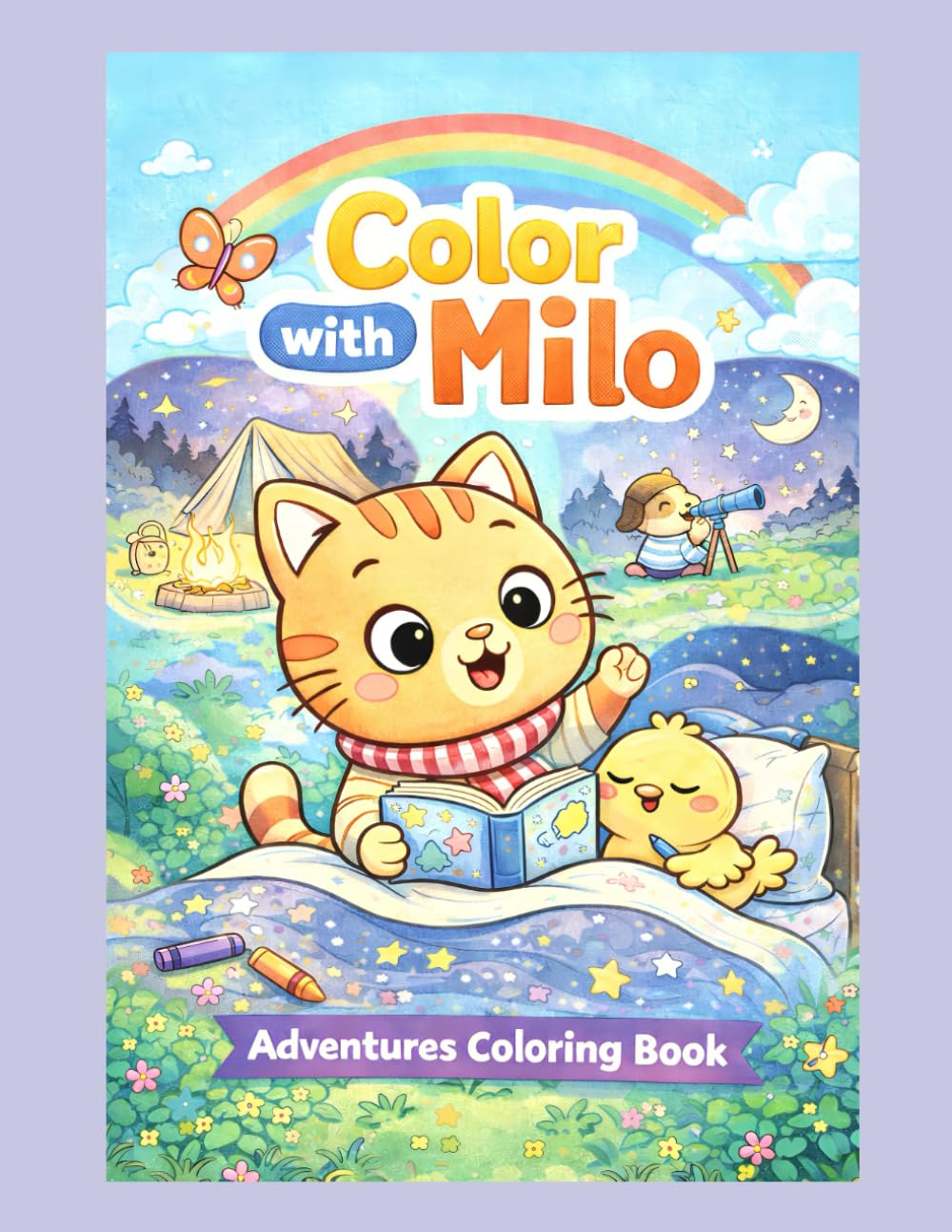 Color with Milo: Adventures Coloring Book
