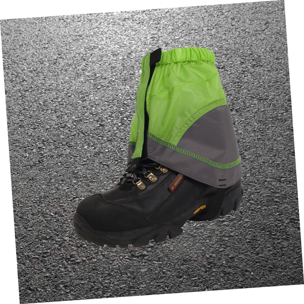 BESPORTBLE 2paires Guêtres Légères Imperméables pour Randonnée Protection Chaussures Accessoires De Plein Air Vert