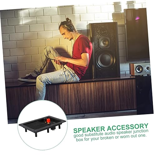 Miniatura 7 de Terminal de altavoz de repuesto, 2 piezas, conector de copa, poste de unión para subwoofer y terminales de cable de altavoz, terminal de conectores