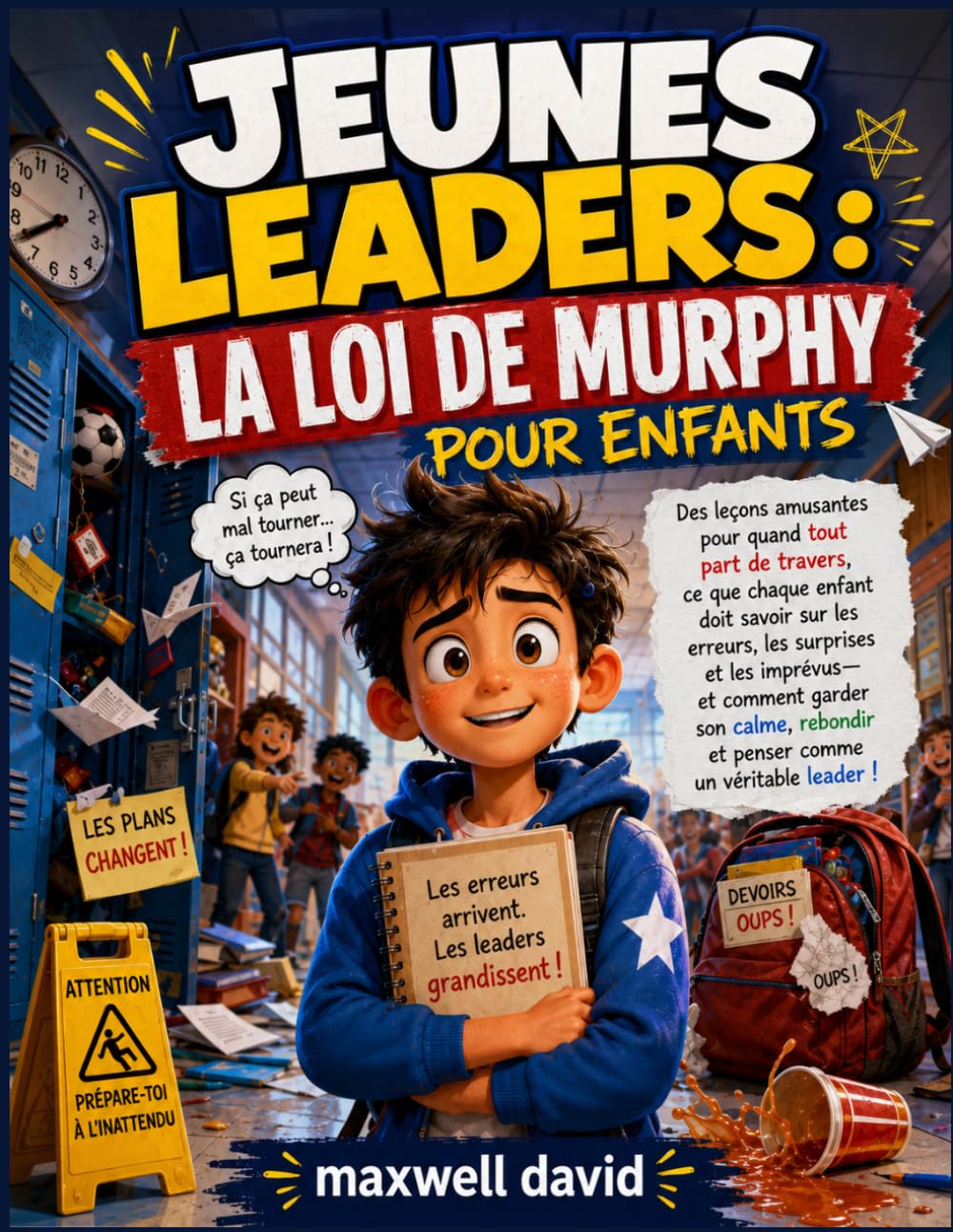 LA LOI DE MURPHY POUR ENFANTS: Des leçons amusantes pour quand tout part de travers, ce que chaque enfant doit savoir sur les erreurs, les surprises ... et penser comme un véritable leader !