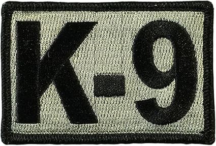 K-9 Tactical Patch 2"x3"
