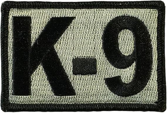 K-9 Tactical Patch 2"x3"