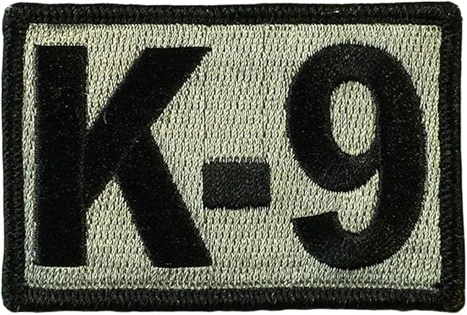 K-9 Tactical Patch 2"x3"