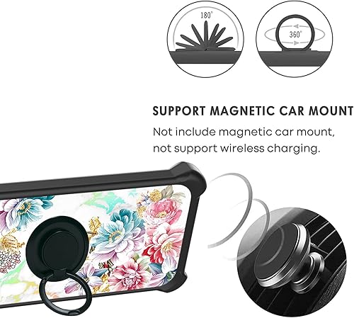 Miniatura 4 de jioeuinly Kalley Silver C Case Compatible with Kalley Silver C Phone Case Cover with Tempered Glass Screen ProtectorRing SupportColorful Reflect