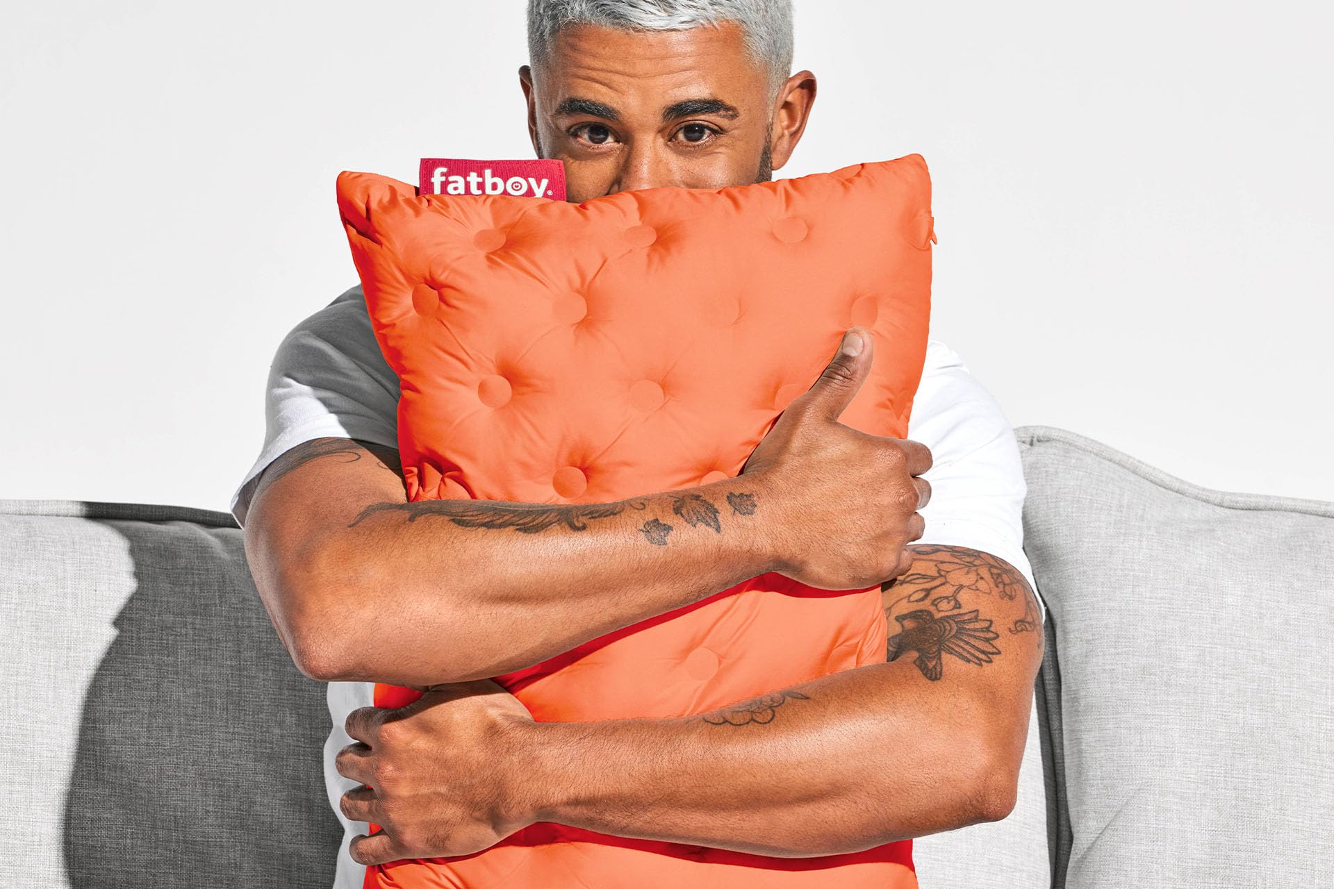 Fatboy® Hotspot Cuscino riscaldato - Elegante Cuscinetto Elettrico riscaldante - Trendy e Confortevole (Papaya, 40 x 55 x 17.5 CM)