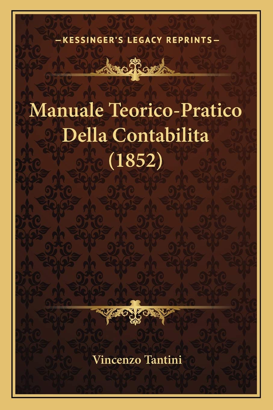 Manuale Teorico-Pratico Della Contabilita (1852)