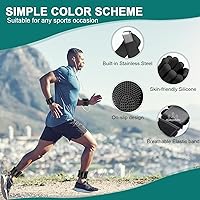 Vista 3 de ADLIFE 2lbs Adjustable Pilates Wrist Ankle Weights for Women, Silicone Wearable Arm Leg Weights Set of 2 (1lb Each) for Working out, Waterproof