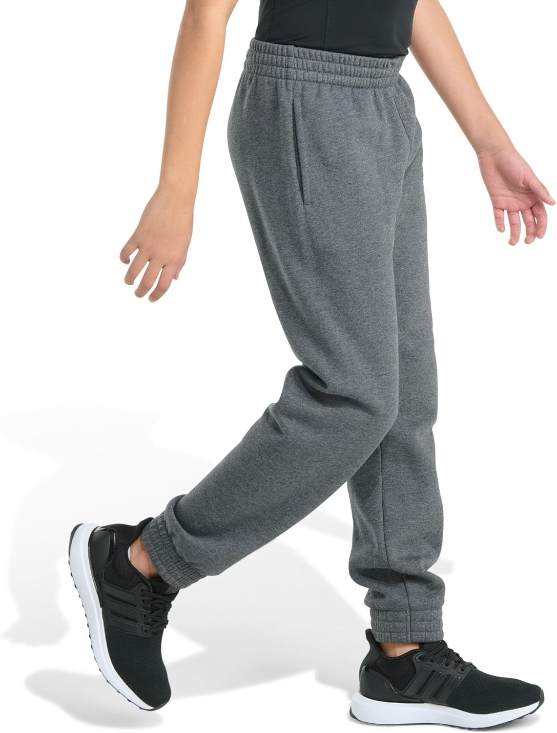 adidas Boys Fleece 3-Stripe Jogger - Image 2