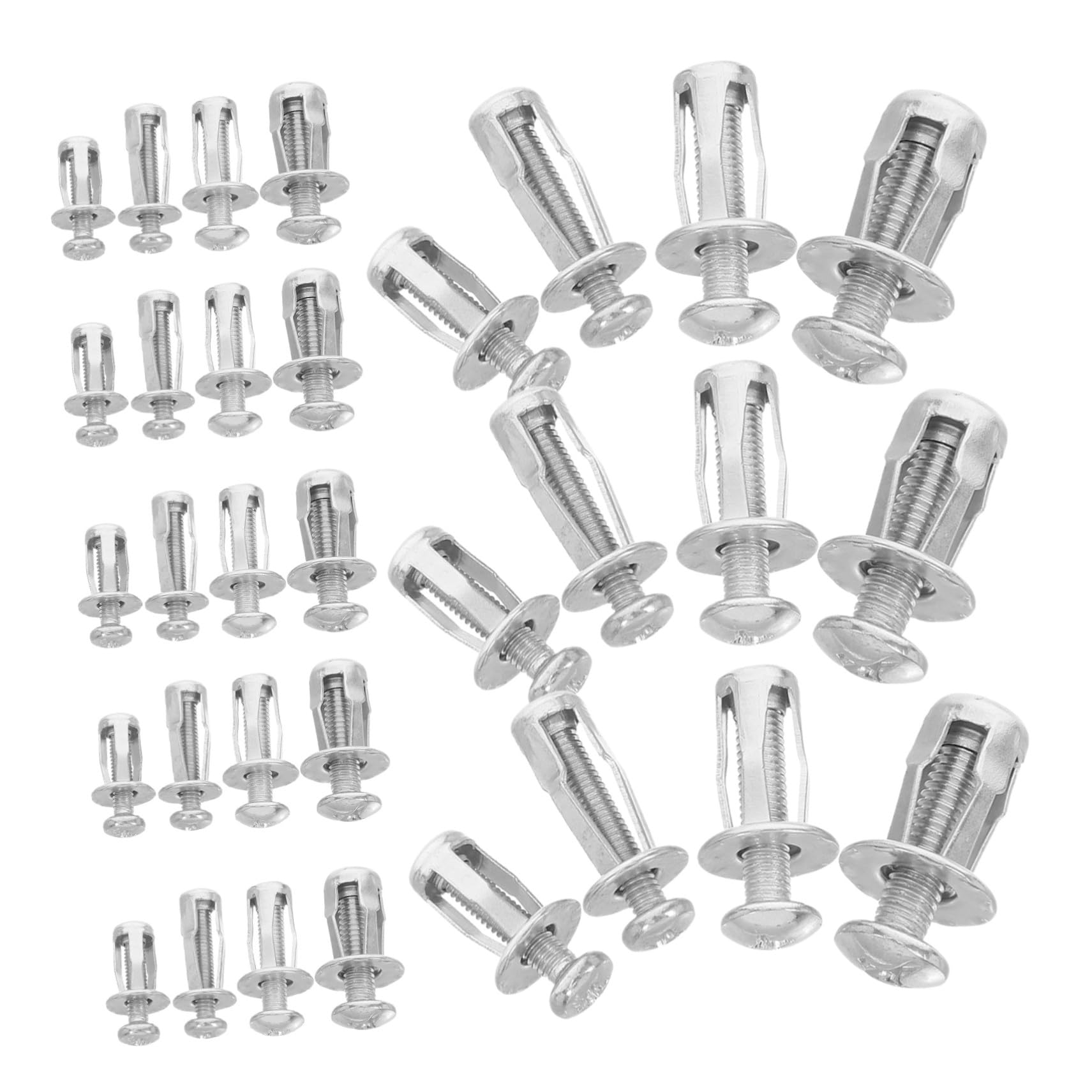 ABOOFAN 240 Stck. Teiliges Expansion Schrauben Carbonstahl Dübel für und Gipskartonwände mit Blütenblatt Metallanker für Möbelbefestigung und Heimwerkerprojekte