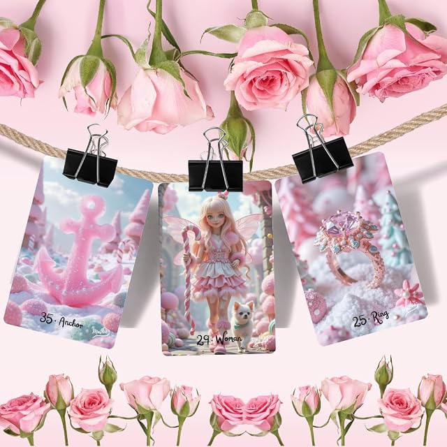 Foto 5 de 8 de Cotton Candy Lenormand: Oráculo Cartas Lenormand tarot para Principiantes con significados