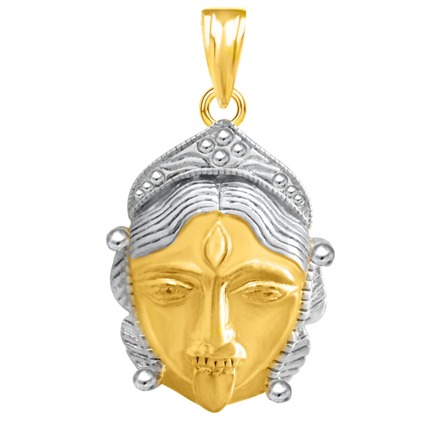 925 Sterling Silver Jai Maa Kaali Goddess Locket In God Pendant For Man & Women Pendent-image-19