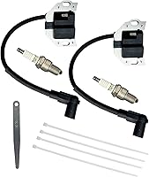 YAMAKATO 21171-0743 Ignition Coil Pack for Kawasaki FR651V FR691V FX751V Engines - John Deere X300 Toro Zero Turn Compatible w/ Spark Plugs