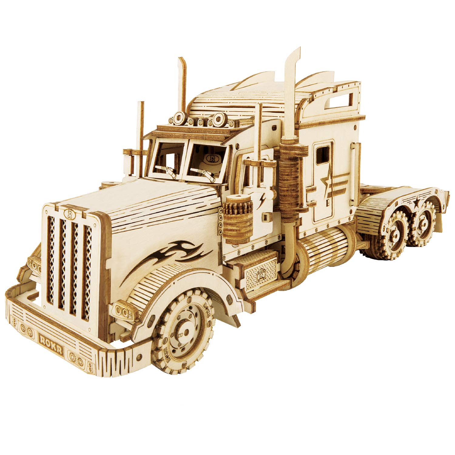 camiones de madera para niños