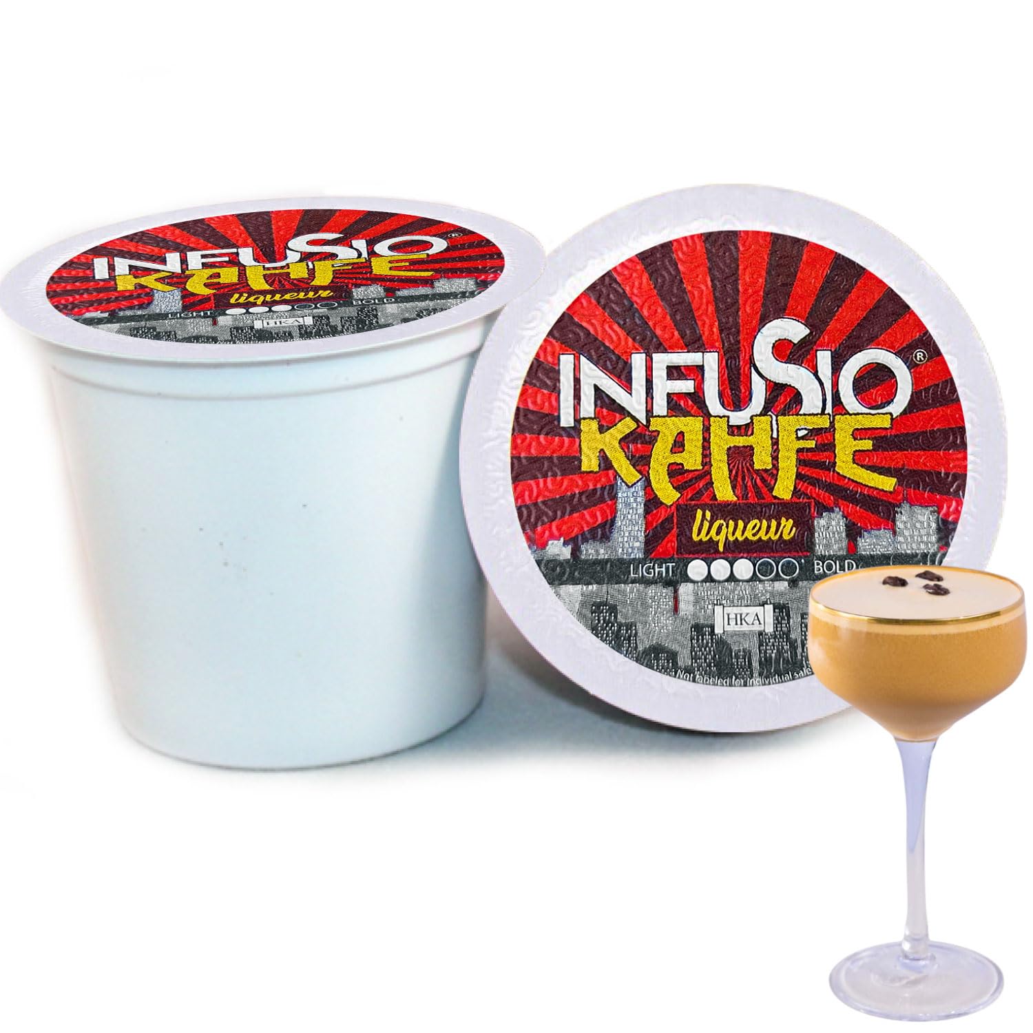 Amazon.com: InfuSio Coffee Pods 96 Count Kahfe Liqueur Flavored Medium  Roast Single serve Coffee pods for Keurig K Cups Brewers - InfuSio Premium  Roasted Keurig 2.0 Compatible : Grocery & Gourmet Food