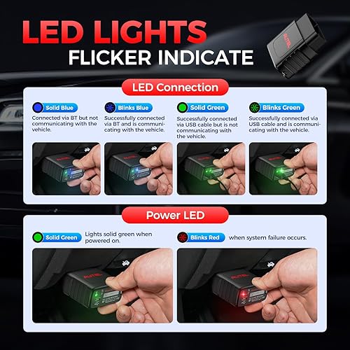 Miniatura 4 de Autel MaxiSys MaxiVCI VCI Mini interfaz de diagnóstico Bluetooth, adaptador inalámbrico para vehículos 2025, funciona con escáner Autel MaxiCOM