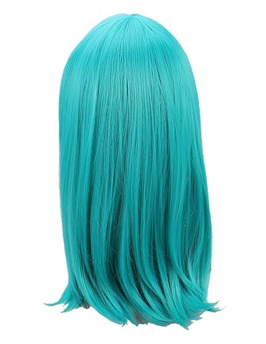 Miniatura 4 de Peluca larga y recta para mujer color azul rey