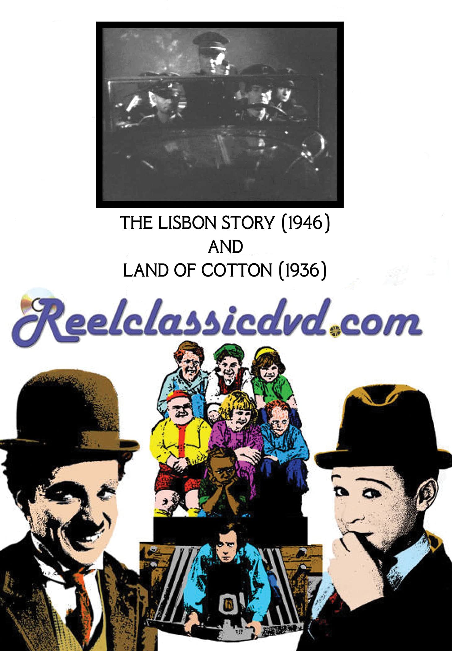 Cine Clásico en DVD de The Lisbon Story 1946 y Land of Cotton Edición USA para Coleccionistas