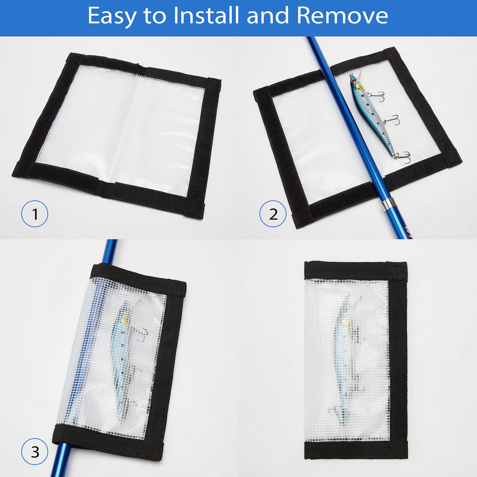 8 Coperture Per Esche Da Pesca In PVC 15,6 Cm: Proteggi Ami E Canne Da Grovigli E Graffi
