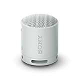 SRS-XB100 Wireless Bluetooth Portable Lightweight Super-Compact Travel Speaker, Durable IP67 Waterproof & Dustproof Shower Speaker, 16 Hr Battery, Versatile Strap, Hands-free Calling, Light Gray