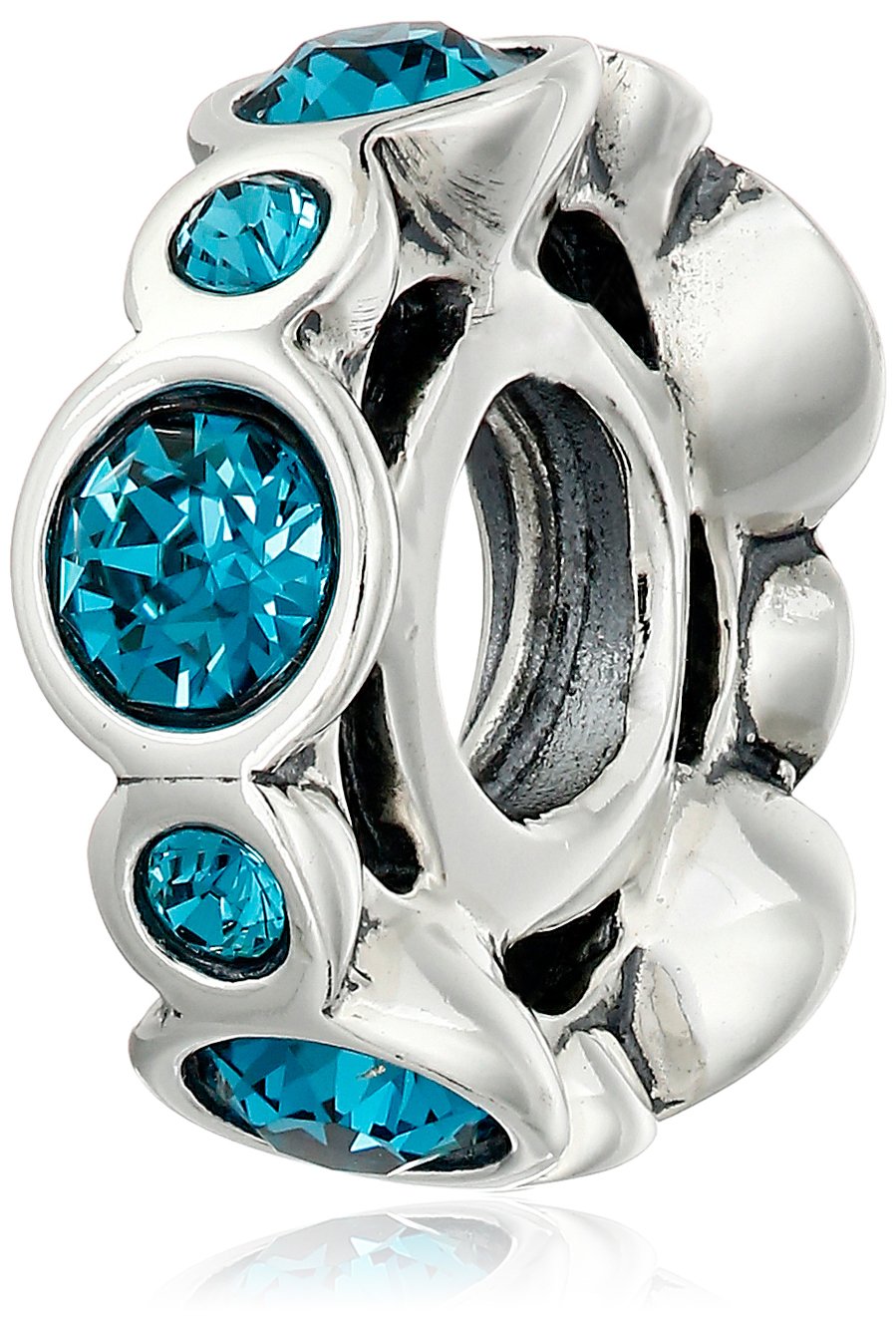 Chamilia"Birthstone Jewels" Sterling Silver and Swarovski Crystal Bead Charm