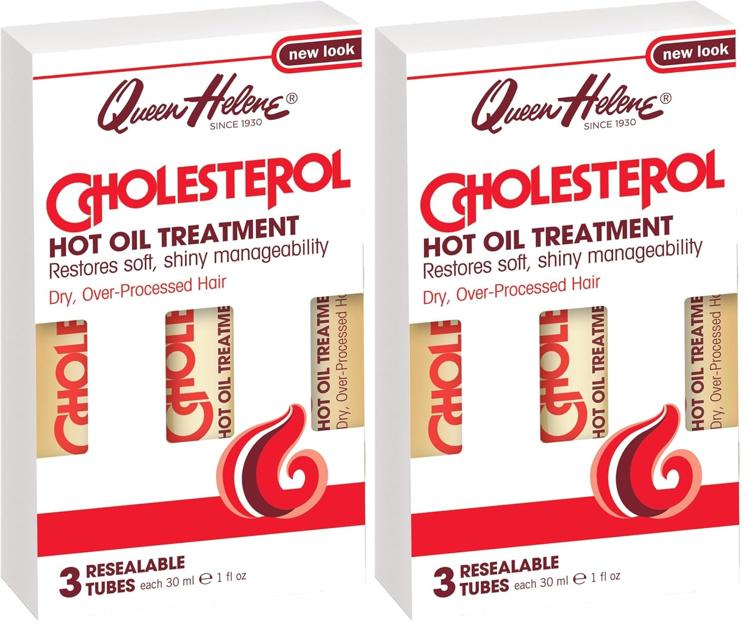 Queen Helene Jojoba Oil Hot Oil Treatment 12 Pack | Deep Conditioning Treatment for Dry Frizzy and Damaged Hair | 12 Resealable 1 oz Tubes