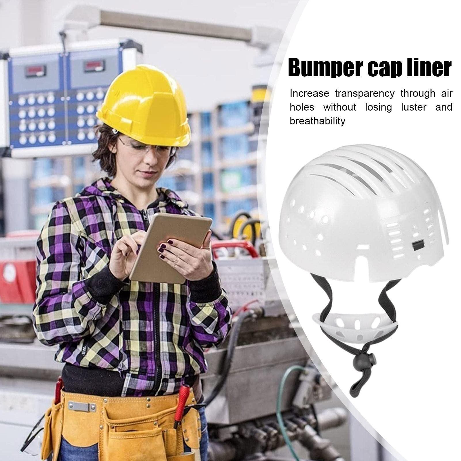 Bump Caps voor heren, Bump Hat Insert, Hard Hat Accessoires Fit Baseball Caps, Lichtgewicht gevoerde Bumper Hoed Accessoires voor Hoofdbescherming