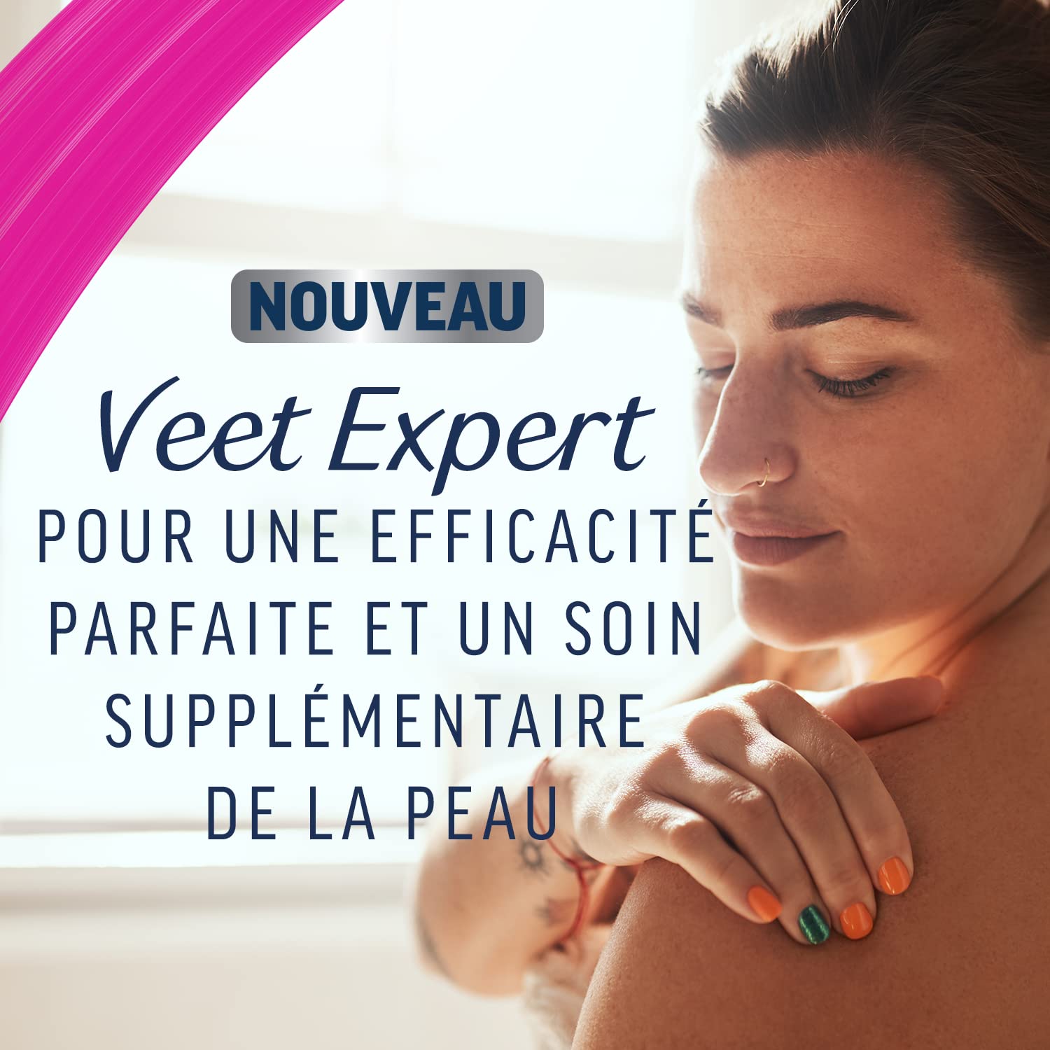 VEET EXPERT - Lot de 3 Crèmes Dépilatoire Poils Tenaces - Corps & Jambes - Agit en 2min - 3x200ml