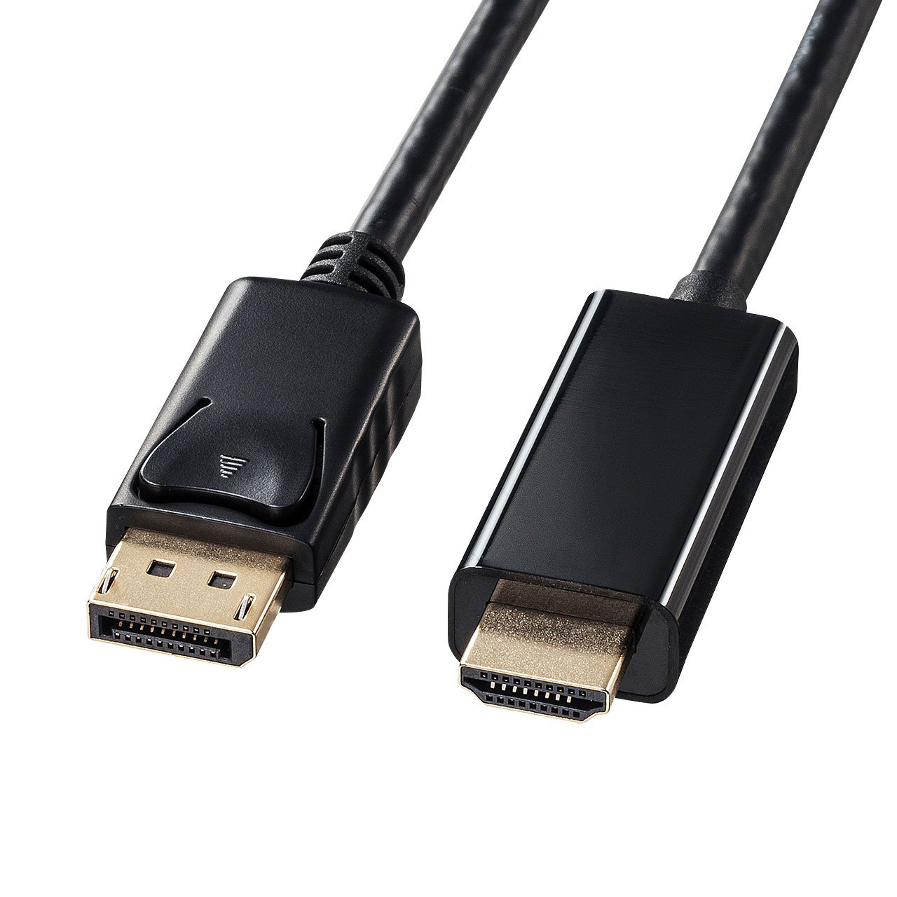Sanwa Supply KC-DPHDA20 DisplayPort to HDMI Converter Cable, 6.6 ft (2 m), Supports 4K60Hz