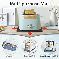 Vista 6 de LOPNUR Deslizador de electrodomésticos pequeños de 12 x 8 pulgadas, deslizadores de electrodomésticos para electrodomésticos de cocina, bandeja