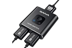 GANA HDMI Switch 4k@60hz: Perfect for Multiple Device Connectivity!