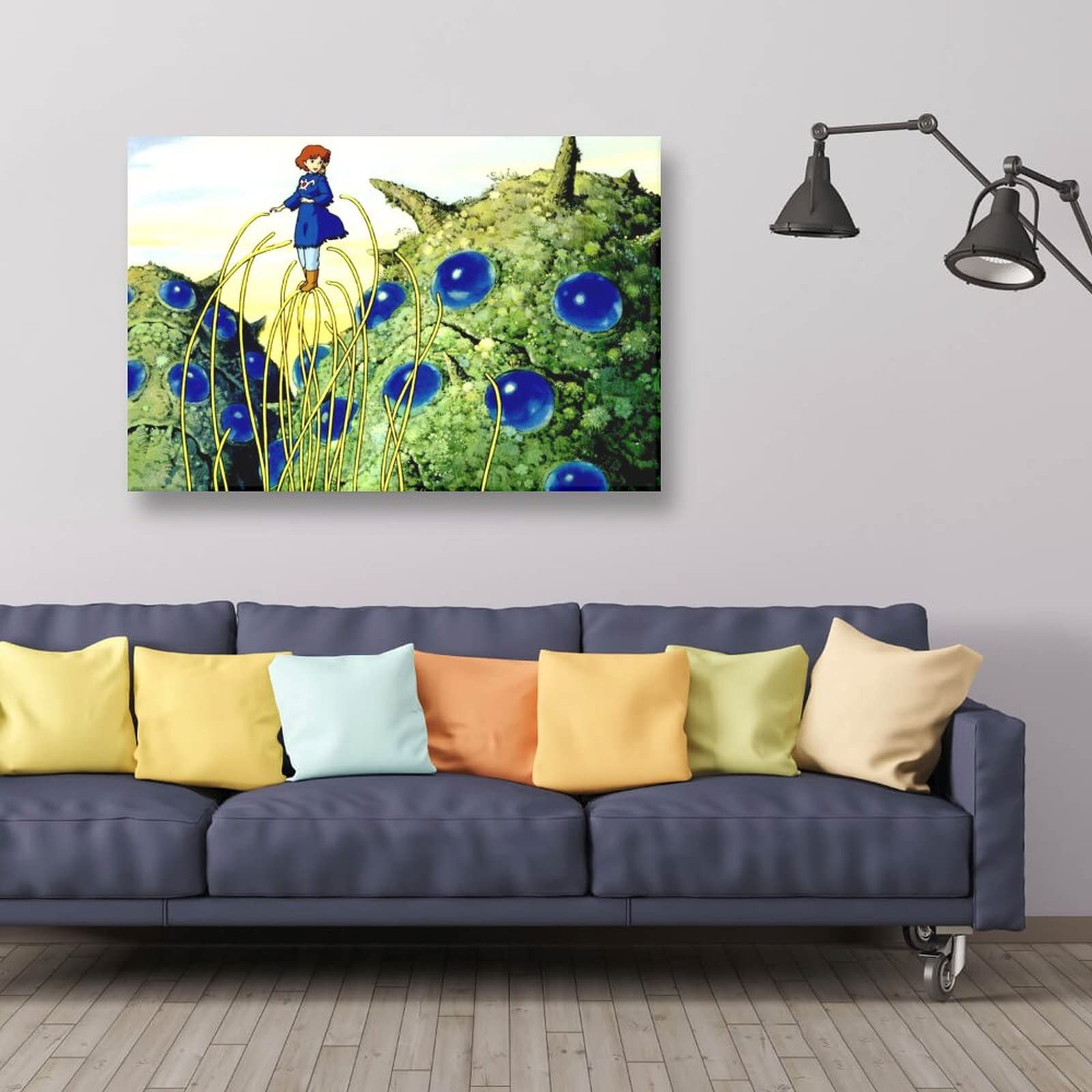 Nausicaä of The Valley of The Wind Anime Studio Ghibli Póster de la película y arte de la pared Impresión moderna de la decoración del dormitorio familiar de 20 x 30 pulgadas