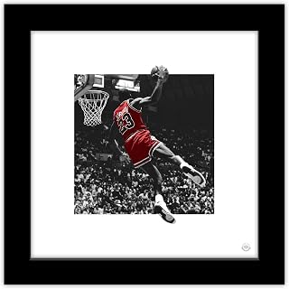 Gallery Pops Michael Jordan - Kiss The Rim Color Pop Wall Art, Black Framed Version, 12" x 12"