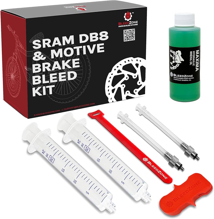 Amazon.com: BleedZone SRAM DB8 Brake Bleed Kit with Maxima Mineral