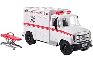 WWE Wrekkin' Slambulance Vehicle: Breakaway Ambulance for Action Figures