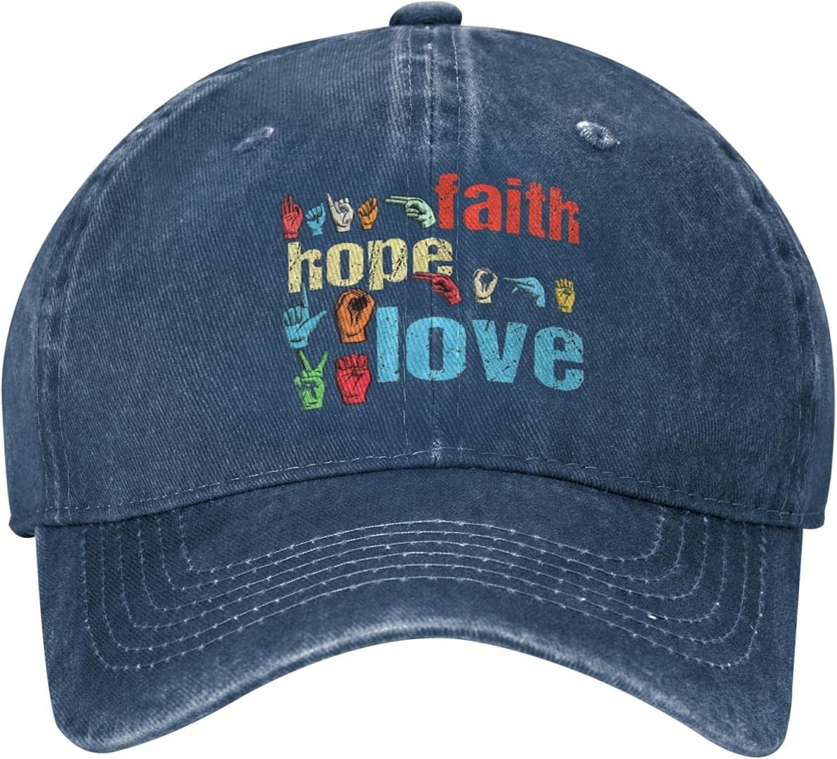 Love Cute Cochlear Implant Hearing Loss Hat Cool Baseball Caps Trucker Cap Dad Hat Running Hats Men Women Unisex