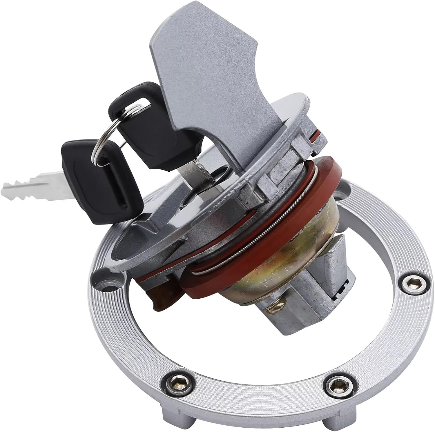 Fuel Gas Tank Cap Compatible With Kawasaki For EX300 For Ninja 300 2013 2014 2015 2016 2017 Fuel Gas Tank Cap Cover Lock Key