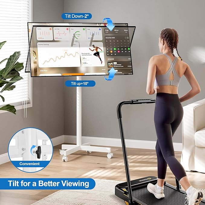 Soporte Móvil para TV con Ruedas, Ajustable, Soporta hasta 110 lb, 23-65 pulgadas miniatura 2