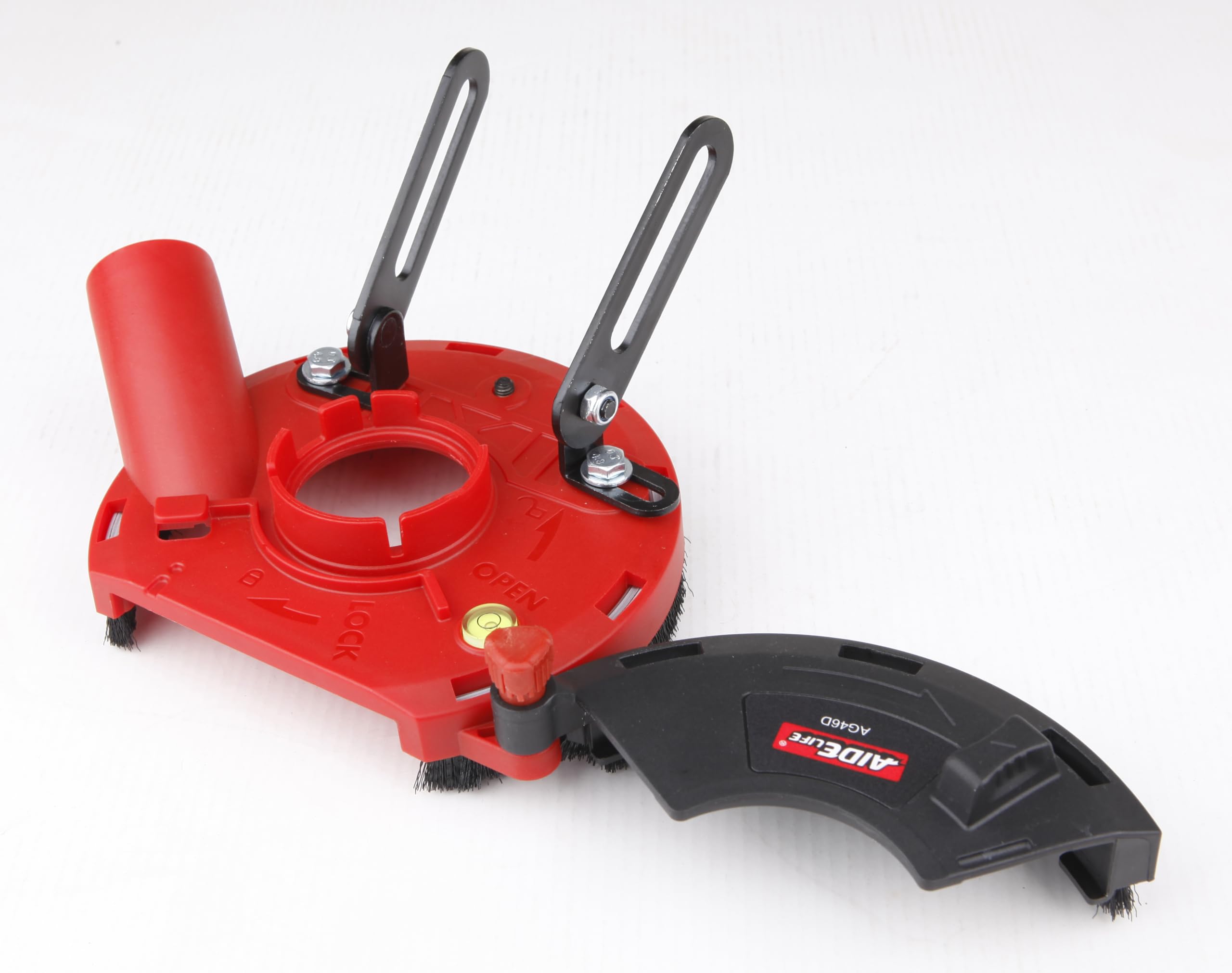 Aidelife cuffia di aspirazione universale per smerigliatrice angolare 115/125mm + mola a tazza diamantata 125 mm x 22,2 mm