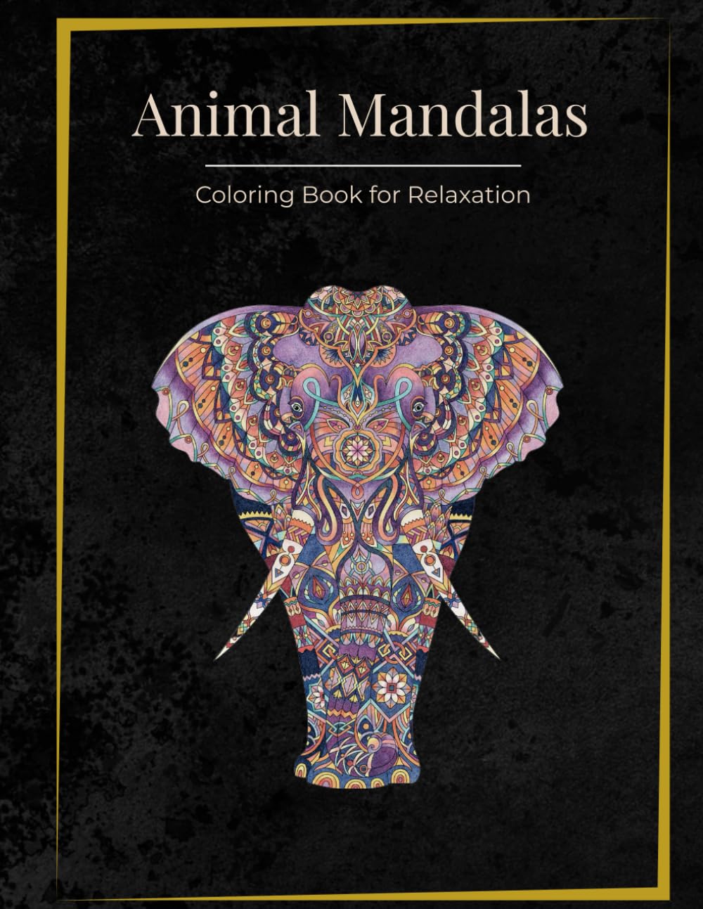 Animal Mandalas Coloring Book for Relaxation
