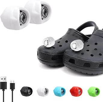 adult flashlight rechargeable shoes Shinmax LED Light Up for Women Men, USB Fiber Optic Glowing Sneakers, Luminous Flashing Shoes for Dancing, Festivals, Parties White Shoe Flashlights