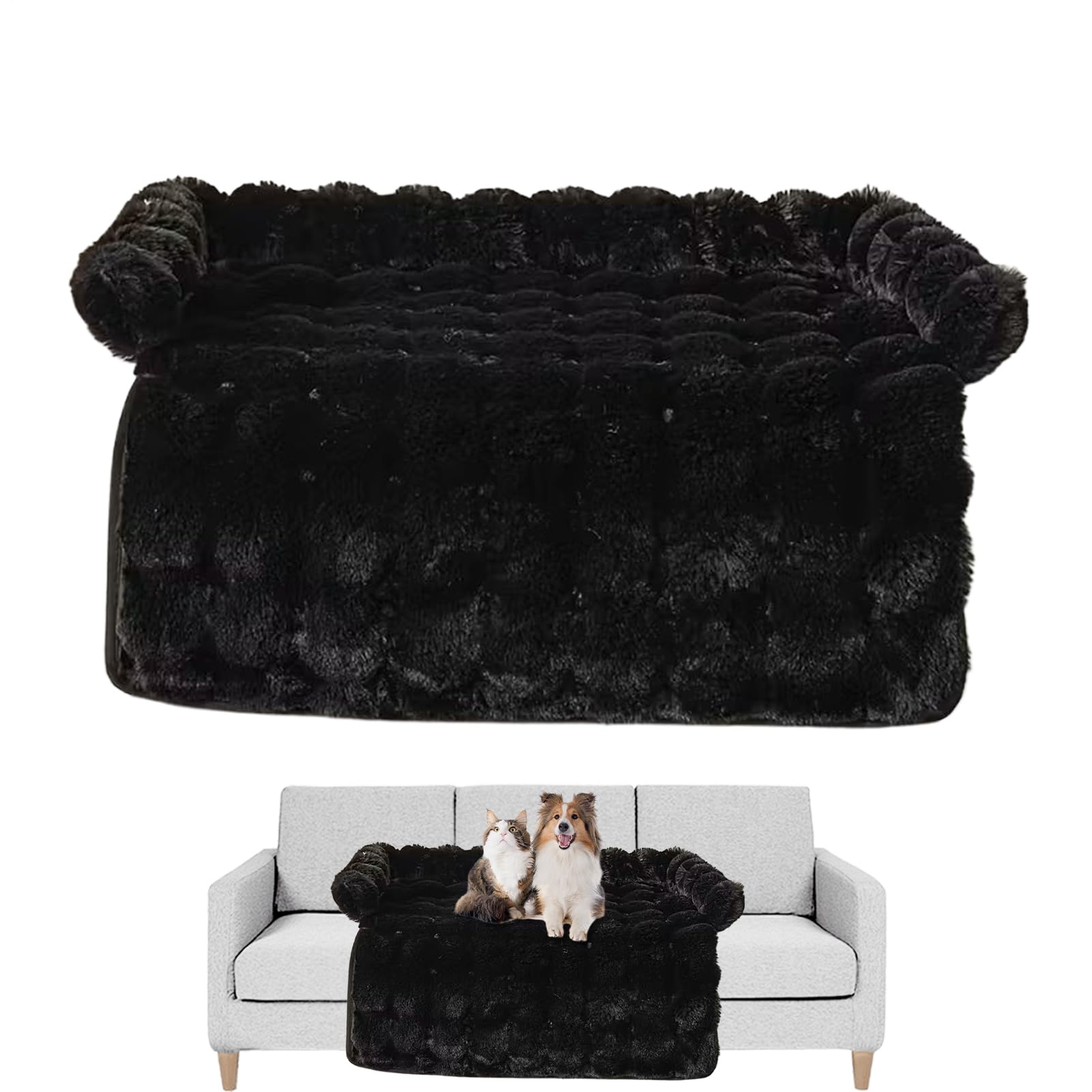 Protecteur de meubles canapé et tapis en peluche pour chien stressé