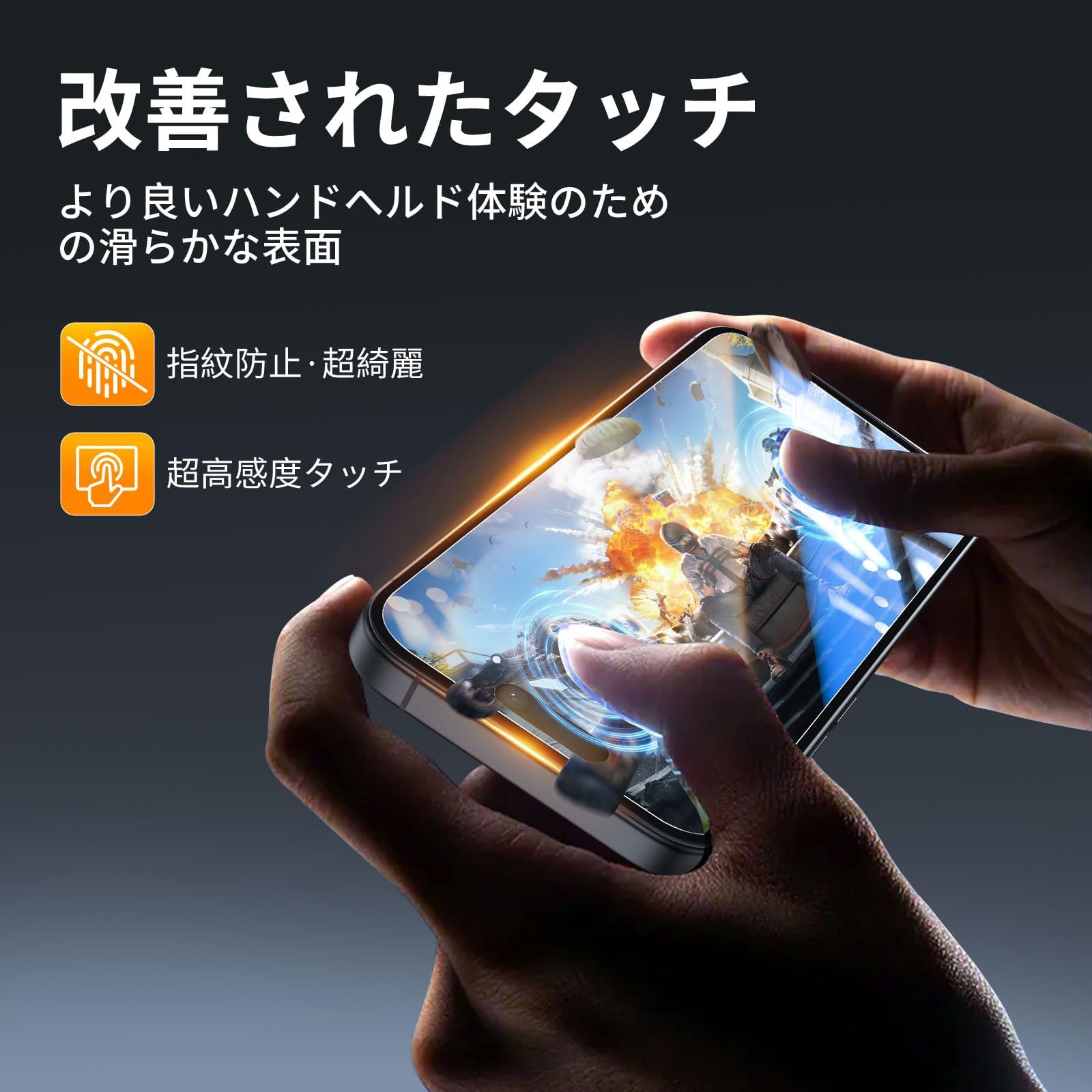 NEW'C 3-Pack Tempered Glass Screen Protector for iPhone 15/iPhone 15 Pro/iPhone 16 (6.1 inch) - Bubble-Free, Ultra-Durable 9H Hardness